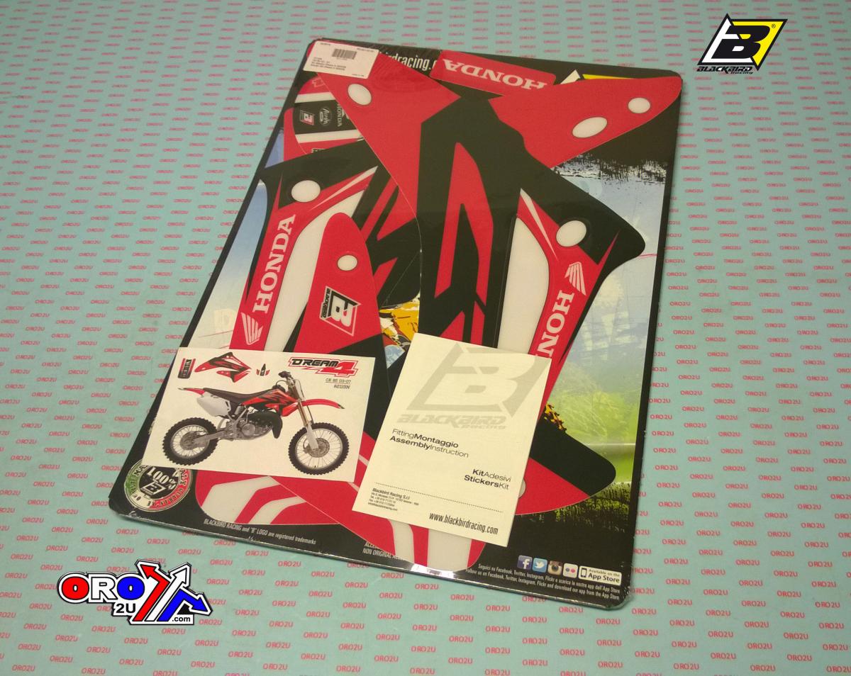 Blackbird Graphics 03-07 CR85 Dream 4 Graphic, Blackbird Decal Kit 2119n