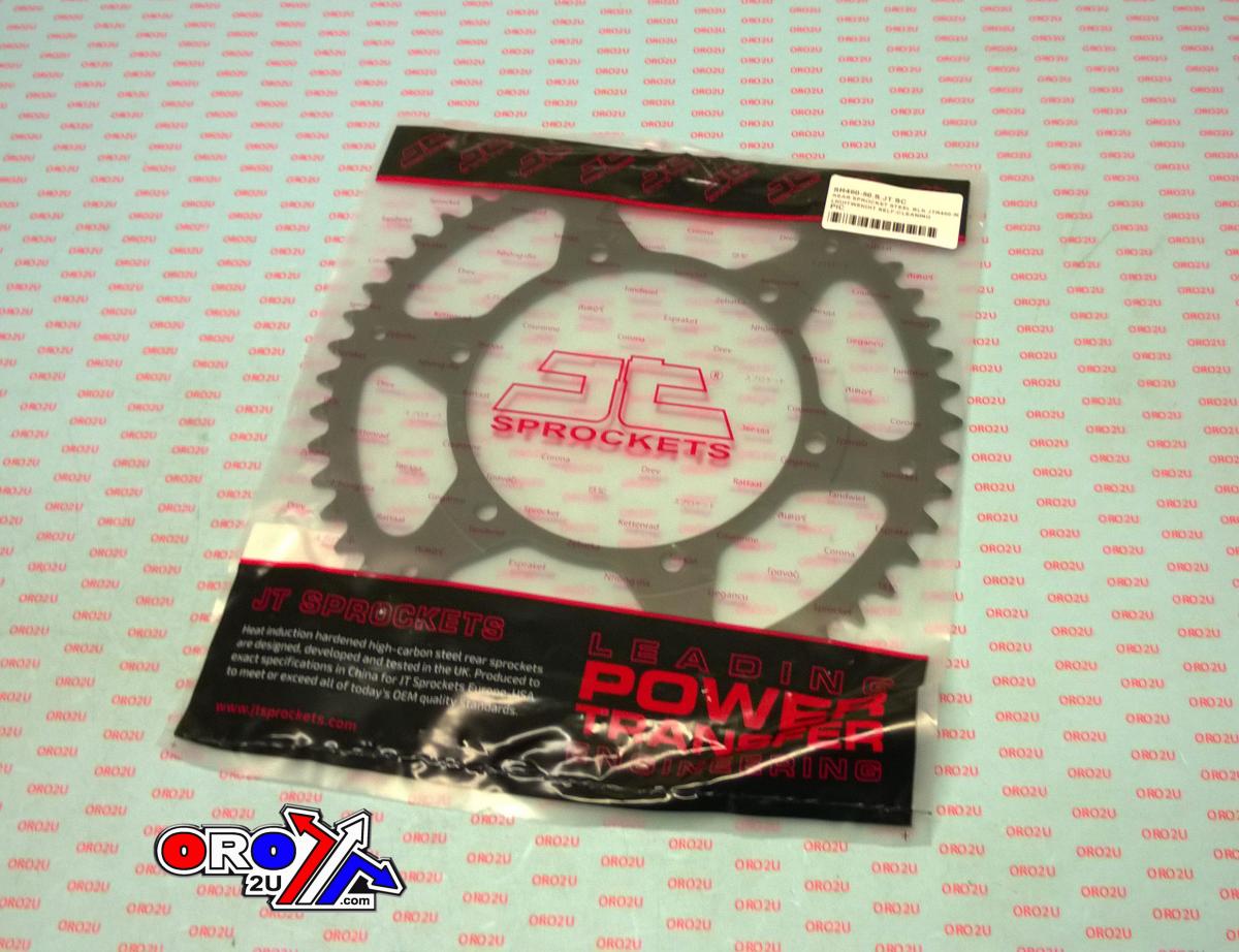 JT Rear Sprocket Steel Blk JTR460.50sc, Lightweight Self-cleaning, JTR460.50, Jtr46050