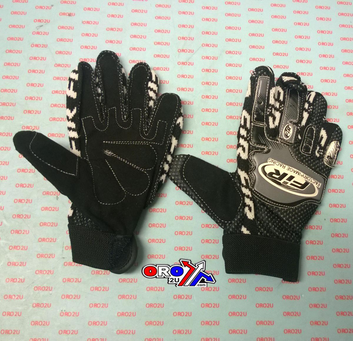FIR Kids Youth School Boy Gloves - Size 2 - Black