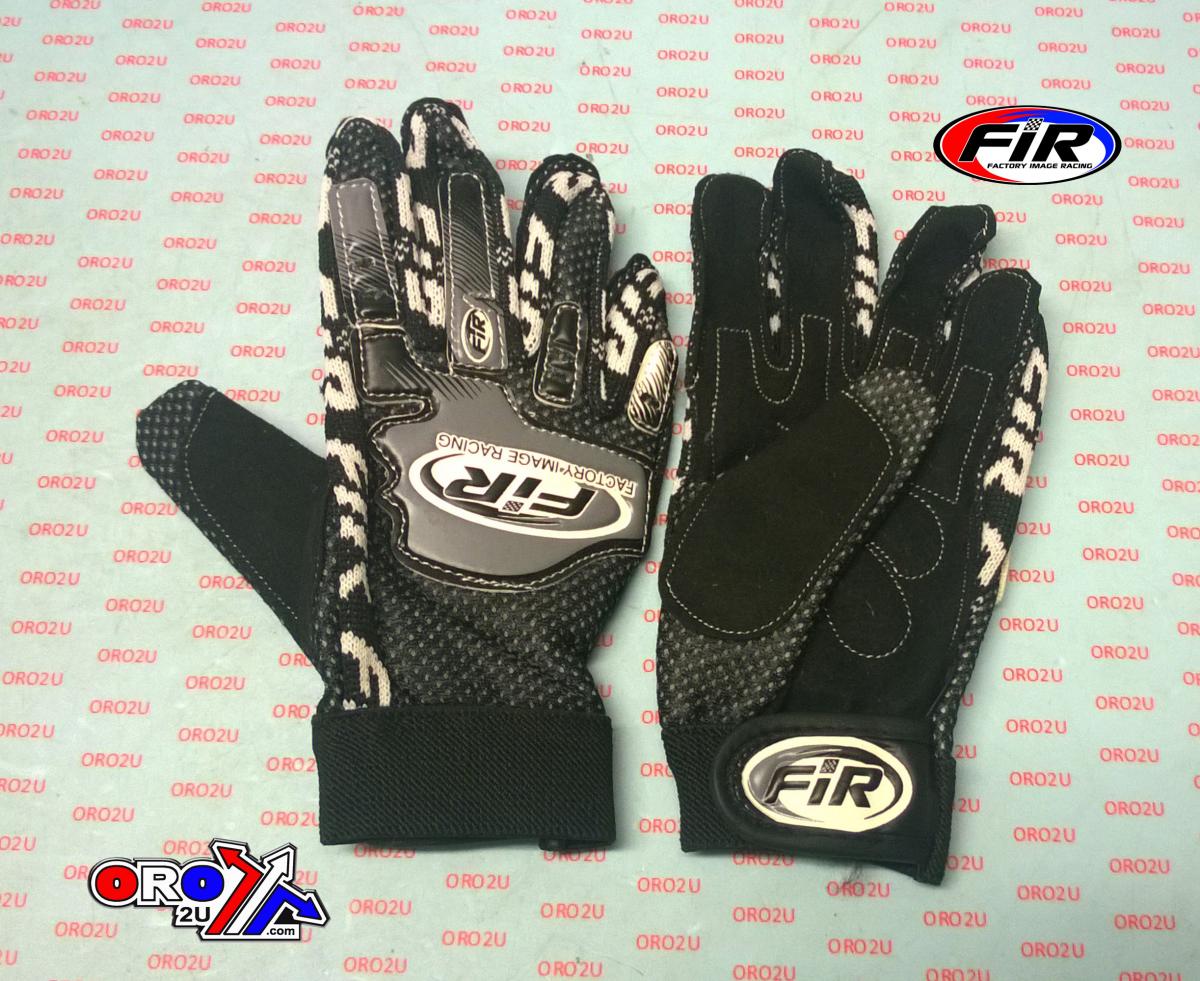 FIR Kids Youth School Boy Gloves - Size 3 - Black