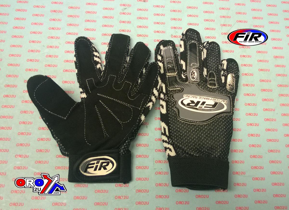 FIR Kids Youth School Boy Gloves - Size 4 - Black