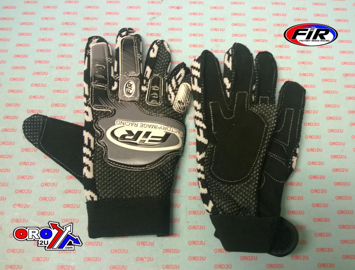 FIR Kids Youth School Boy Gloves - Size 5 - Black