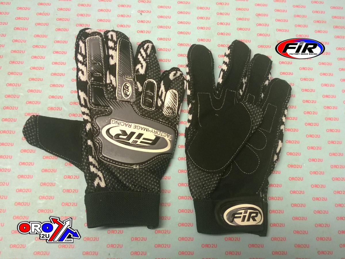 FIR Kids Youth School Boy Gloves - Size 6 - Black
