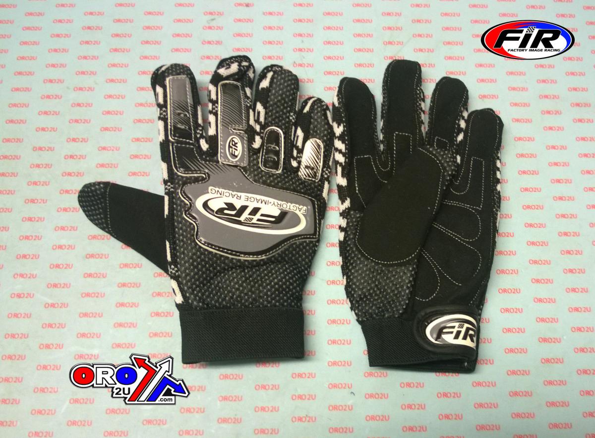 FIR Adult School Boy Gloves - Size 8 S - Black