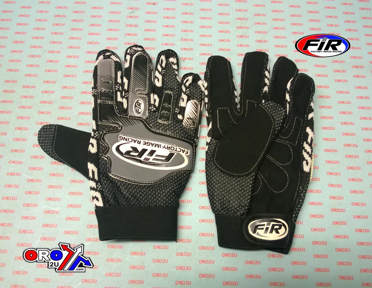 FIR Adult School Boy Gloves - Size 9 M - Black
