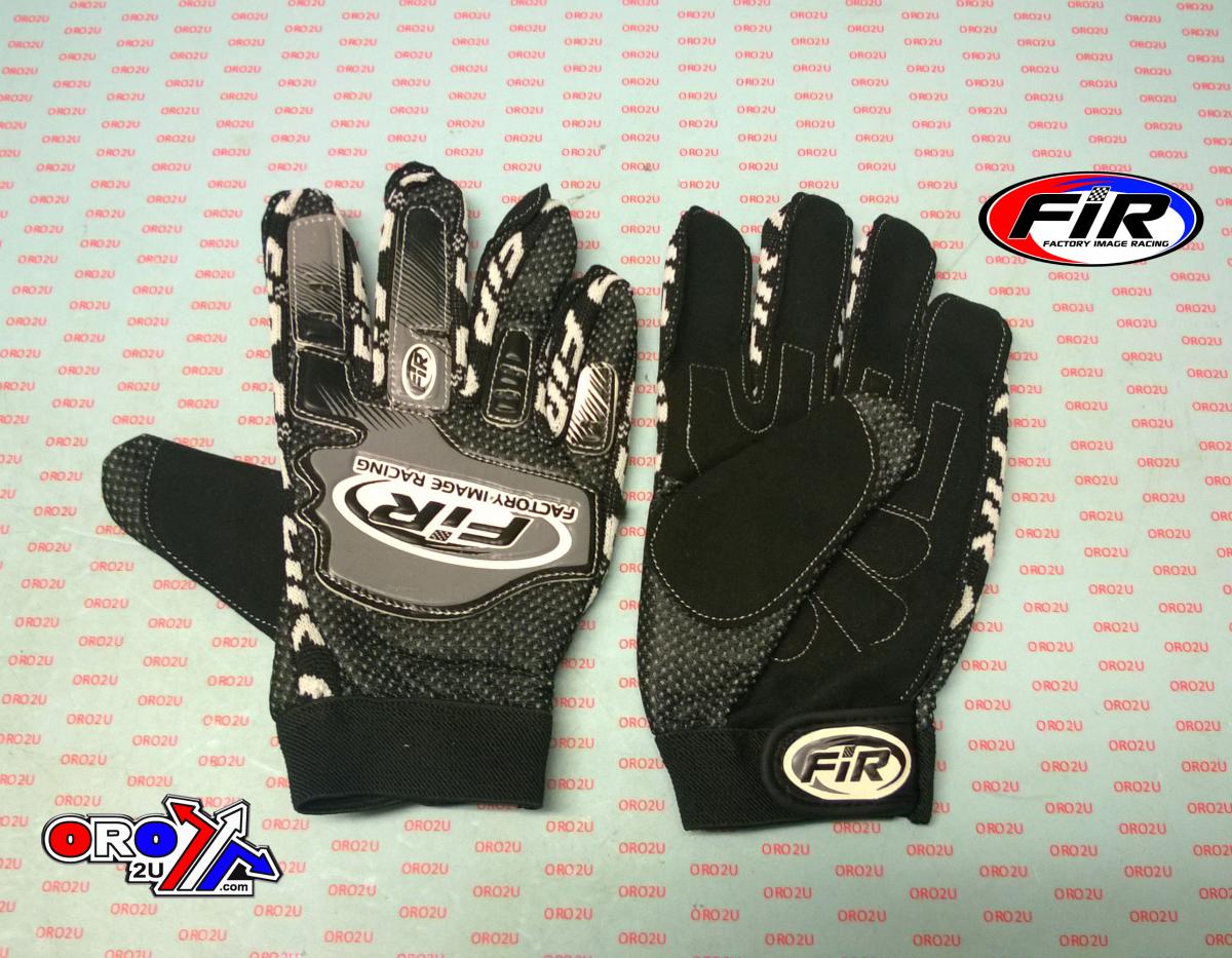 FIR Adult School Boy Gloves - Size 10 L - Black