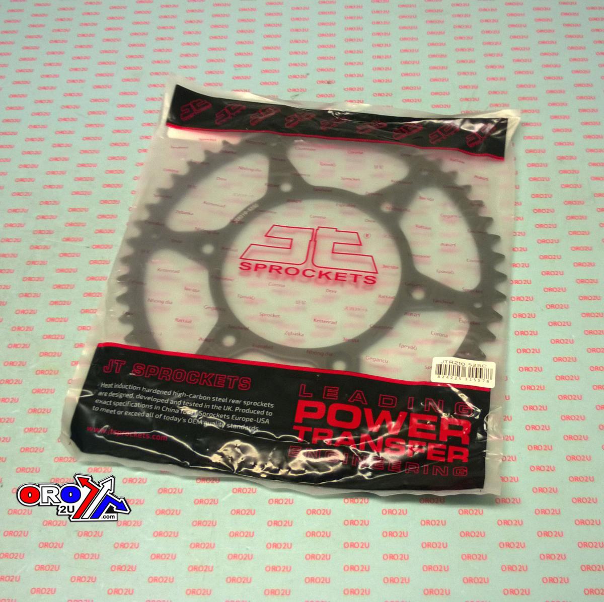 JT Rear Sprocket Steel JTR210.52sc, Lightweight Self-cleaning