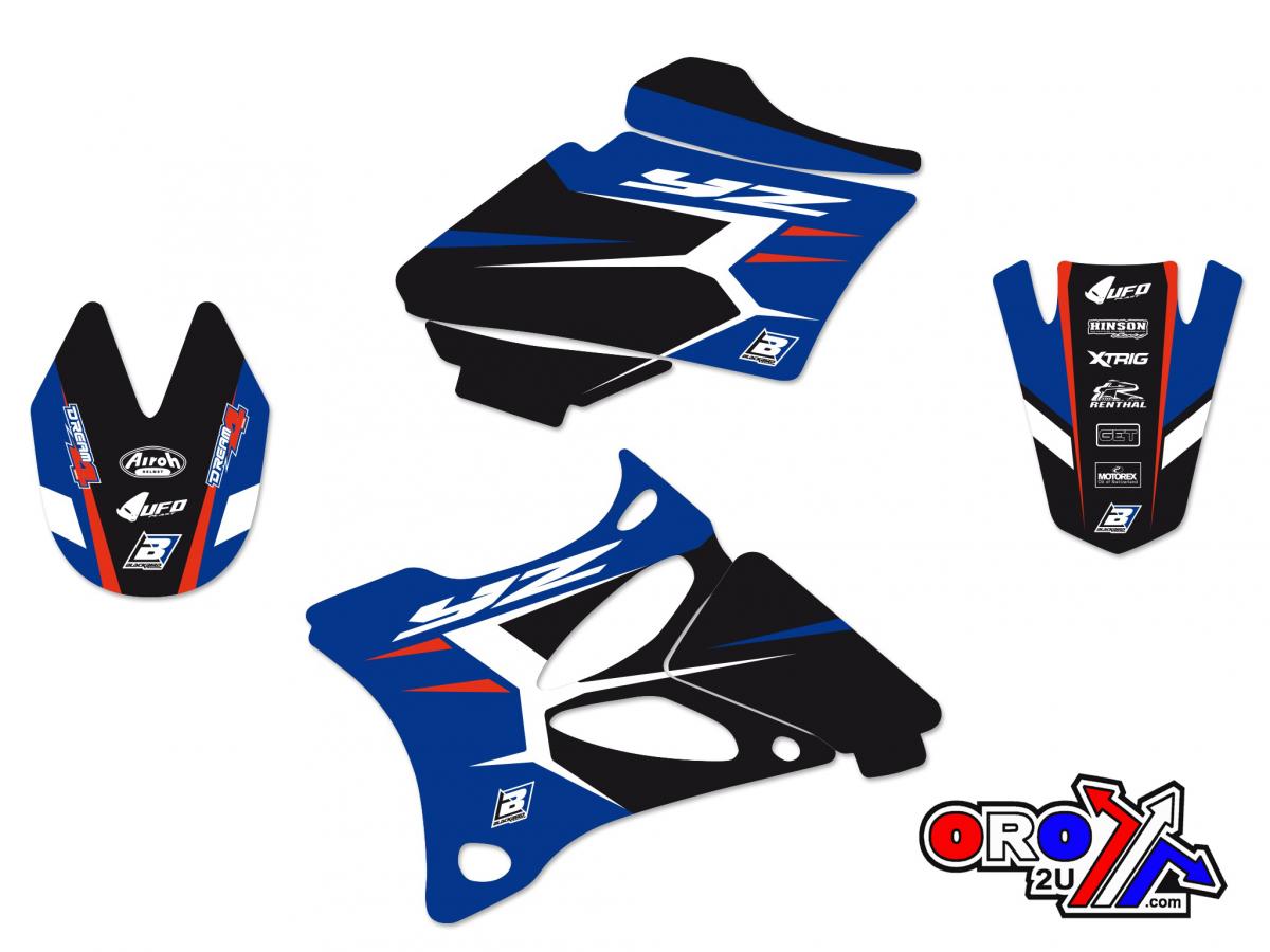 Blackbird Graphics 02-14 YZ85 Dream 4 Blackbird, Graphic Kit 2212n