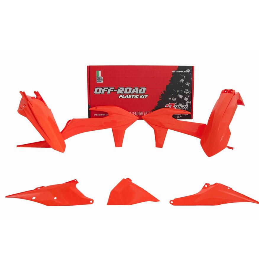 Rtech Plastics Plastic Kit/5 2020-23 EXC/EXC-f Orange, Rtech R-kitKTM-ar0-420