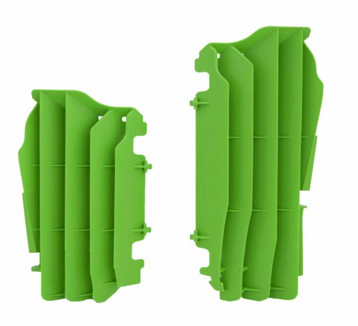 Rtech Plastics Rad Louvers Oversize Green, KX 450f 2016 - 2023, Rtech R-grkxfve0019