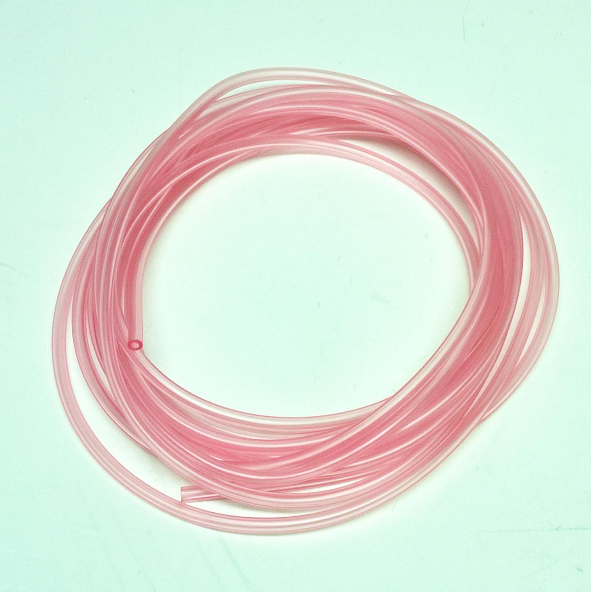 FIR CLEAR RED BREATHER PIPE HOSE 3mm, ROLL 5M