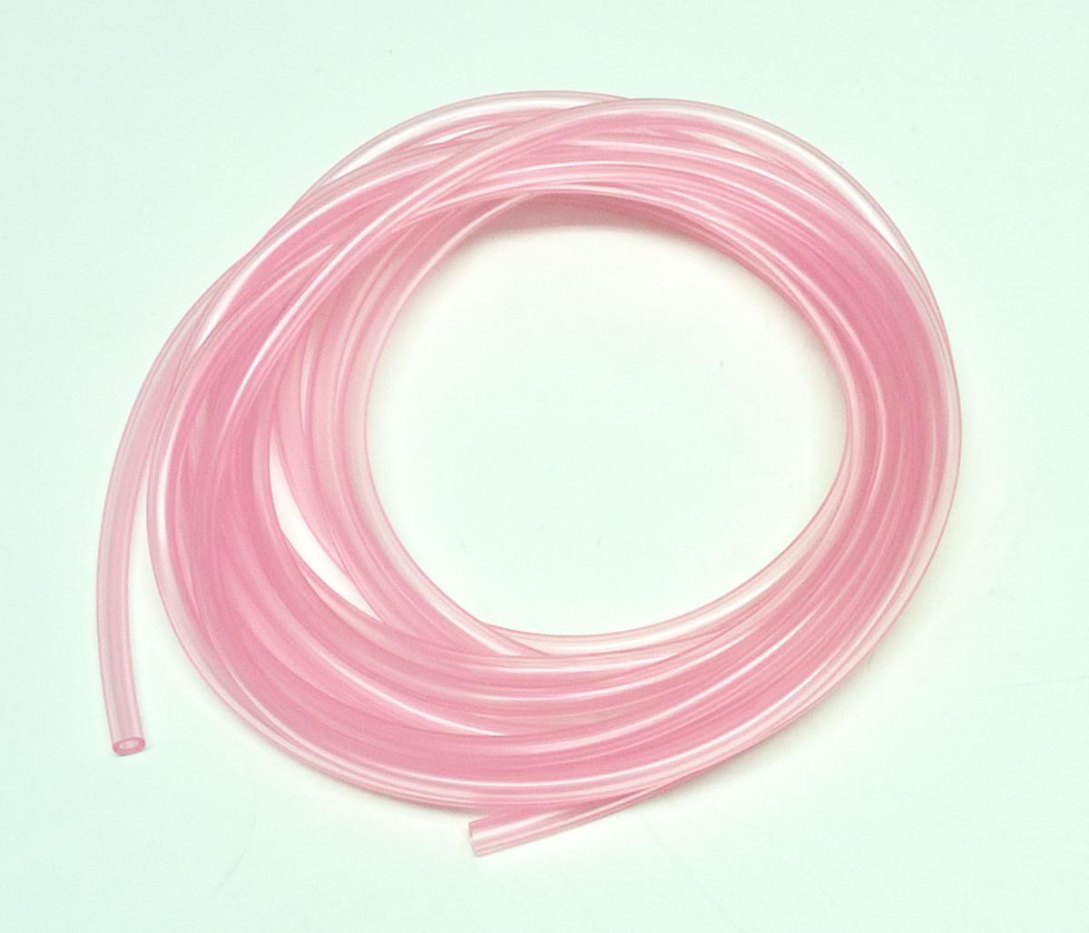 FIR CLEAR RED BREATHER PIPE HOSE 4mm, ROLL 5M