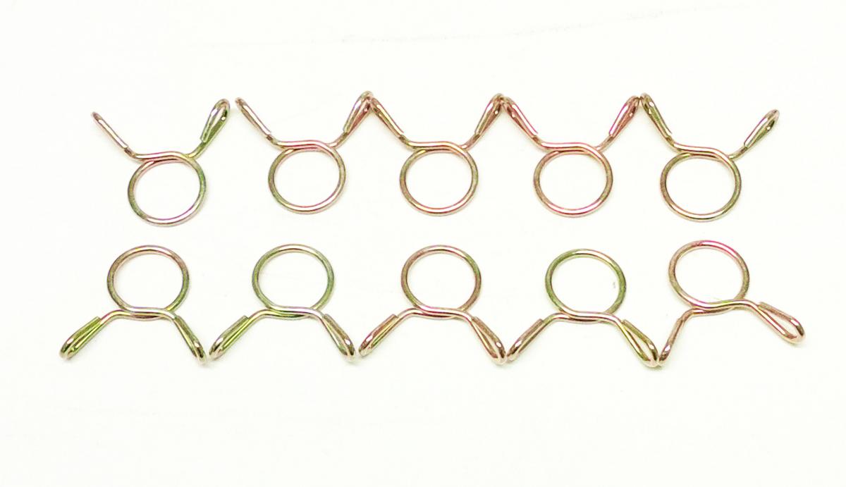 FIR HOSE CLAMP / CLIP ID: 10mm PACK 10, ID RANGE 10MM -12.5MM