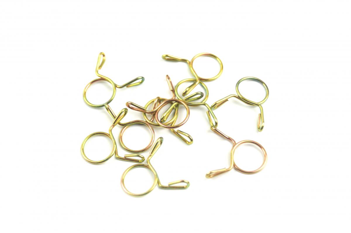 FIR HOSE CLAMP / CLIP ID: 12mm PACK 10, ID RANGE 11.5MM -13MM