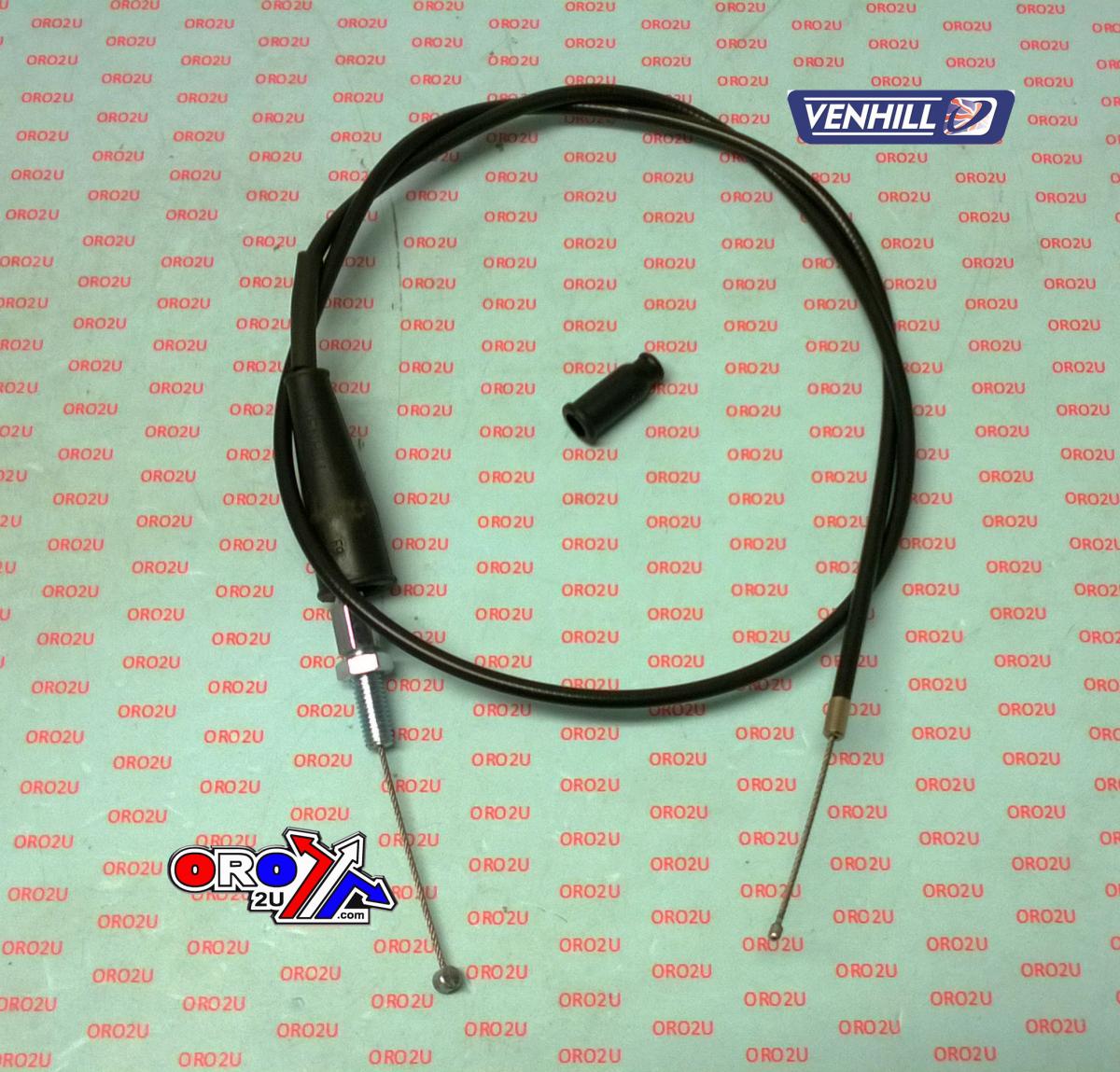 Venhill Cable Throttle F/l Suzuki RM125/250 1988 Only, Venhill S01-4-032-bk