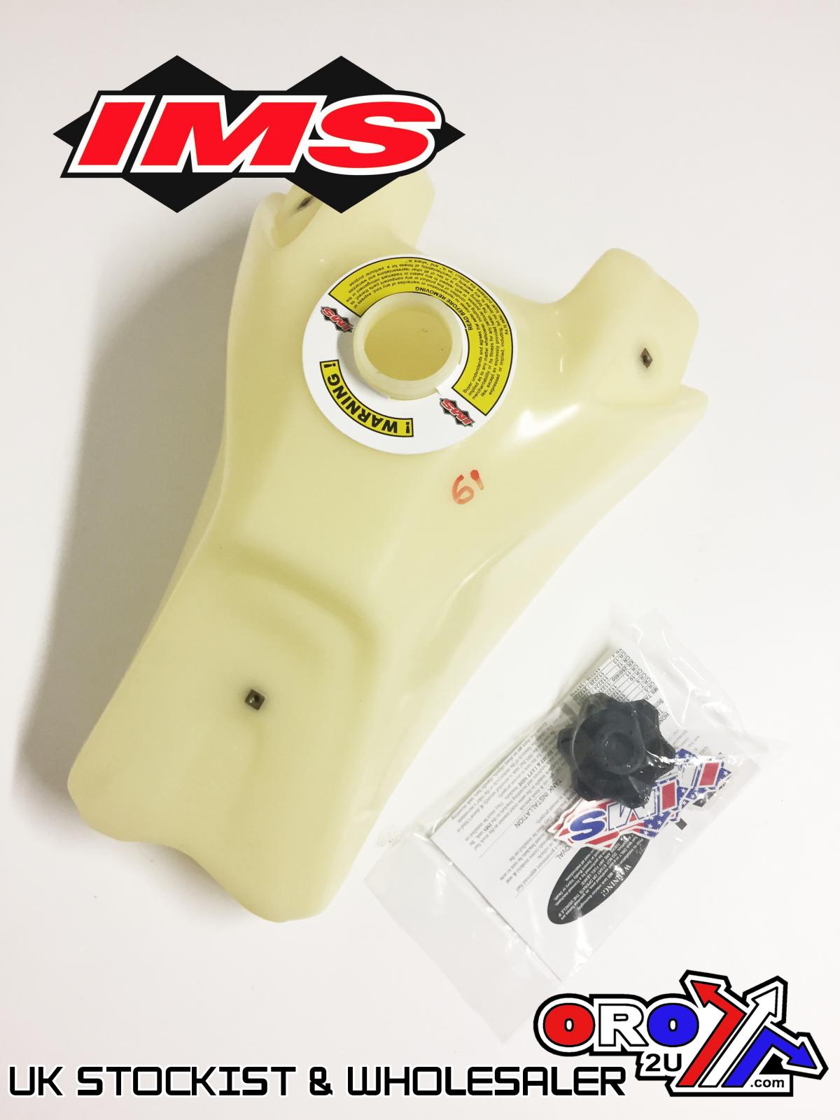 IMS Products Ims Fuel Tank 3.7 Gal Natural Screw Cap, Honda TRX450R 2004-2007, 122230-n2