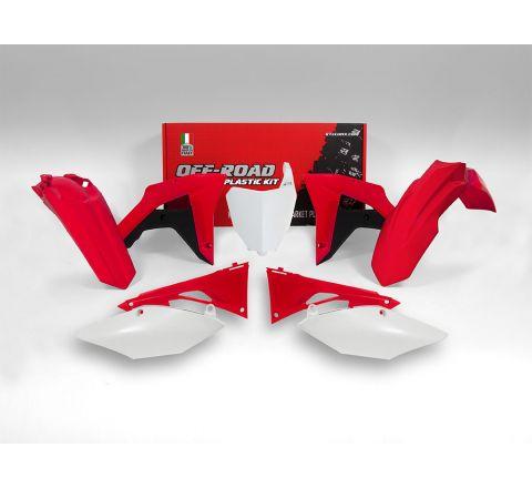 Rtech Plastics Plastic Kit 6pc Oem CRF250RX 19-21, CRF450RX 19-20, Oem Rtech R-kitcrf-oem-601