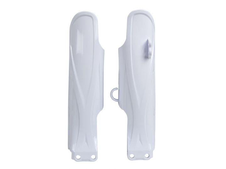 Rtech Plastics Lower Fork Guards 19-25 YZ85, White, Rtech R-psyz0bn0185, Fork Protectors White