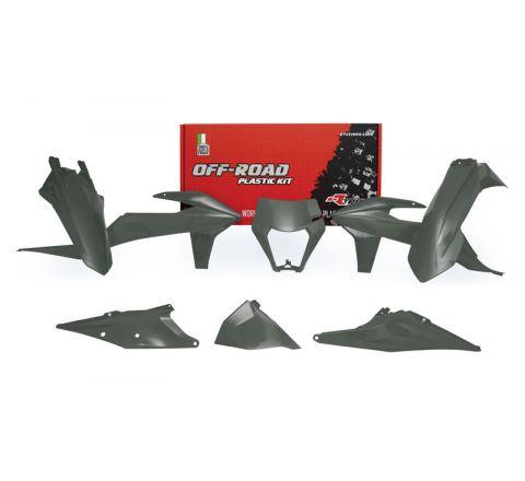 Rtech Plastics Plastic Kit/6 2020-23 EXC/EXC-f Grey, Rtech R-kitKTM-gr0-520