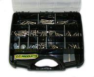 C.C. PRODUCTS 130pcs M6 BOLT, WASHER, NUTS