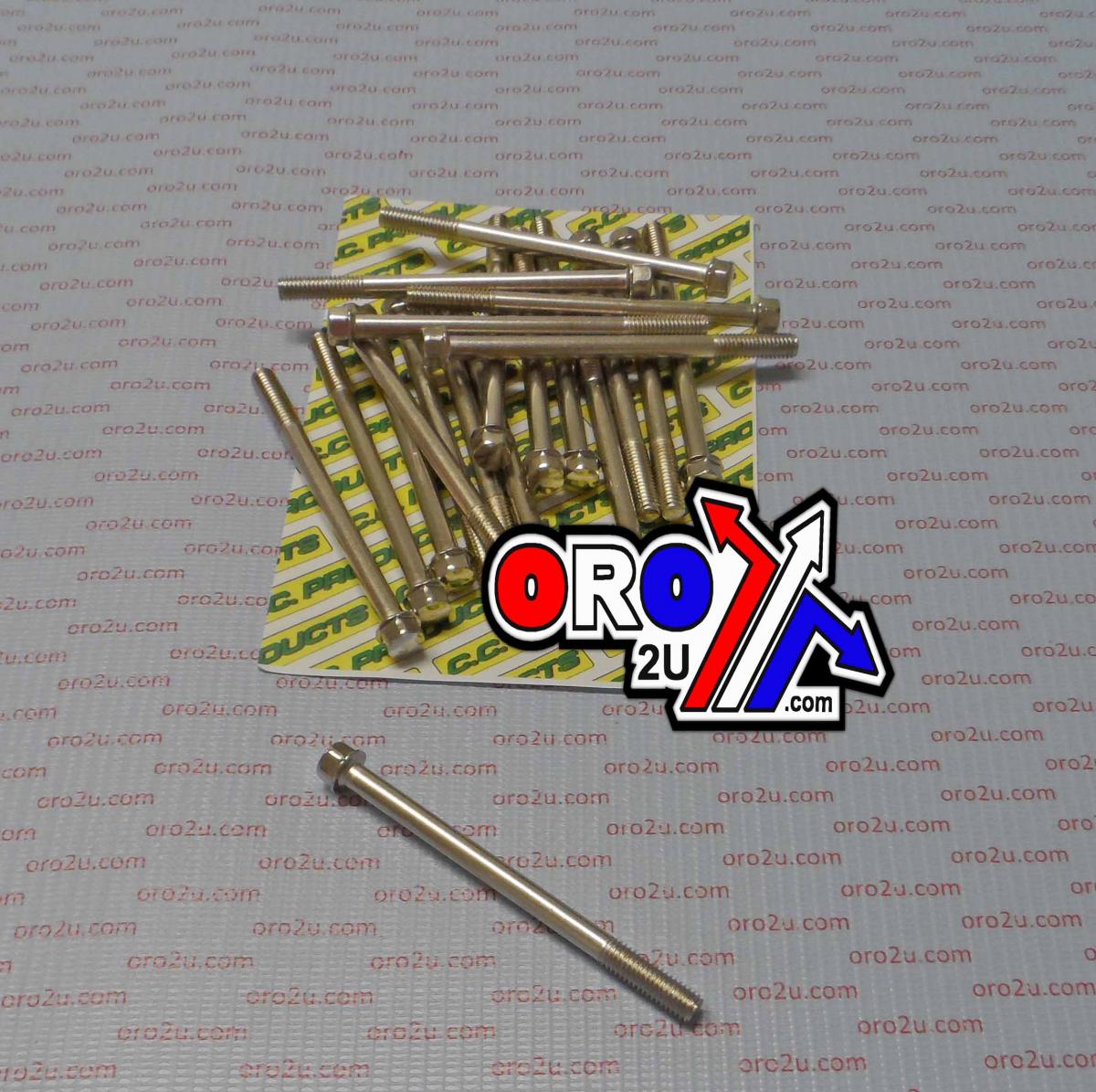 CC Products M6 X 80mm Flange Bolt, Pack of 20