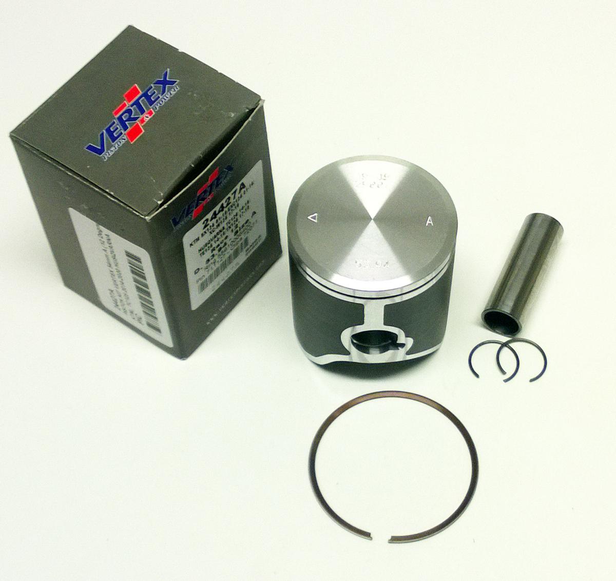 Vertex Piston Kit Vertex 54.0 a KTM EXC/SX/XC-w 125 01-22, Vertex 24427a Gas Gas/husky 12 Degree Head Sr