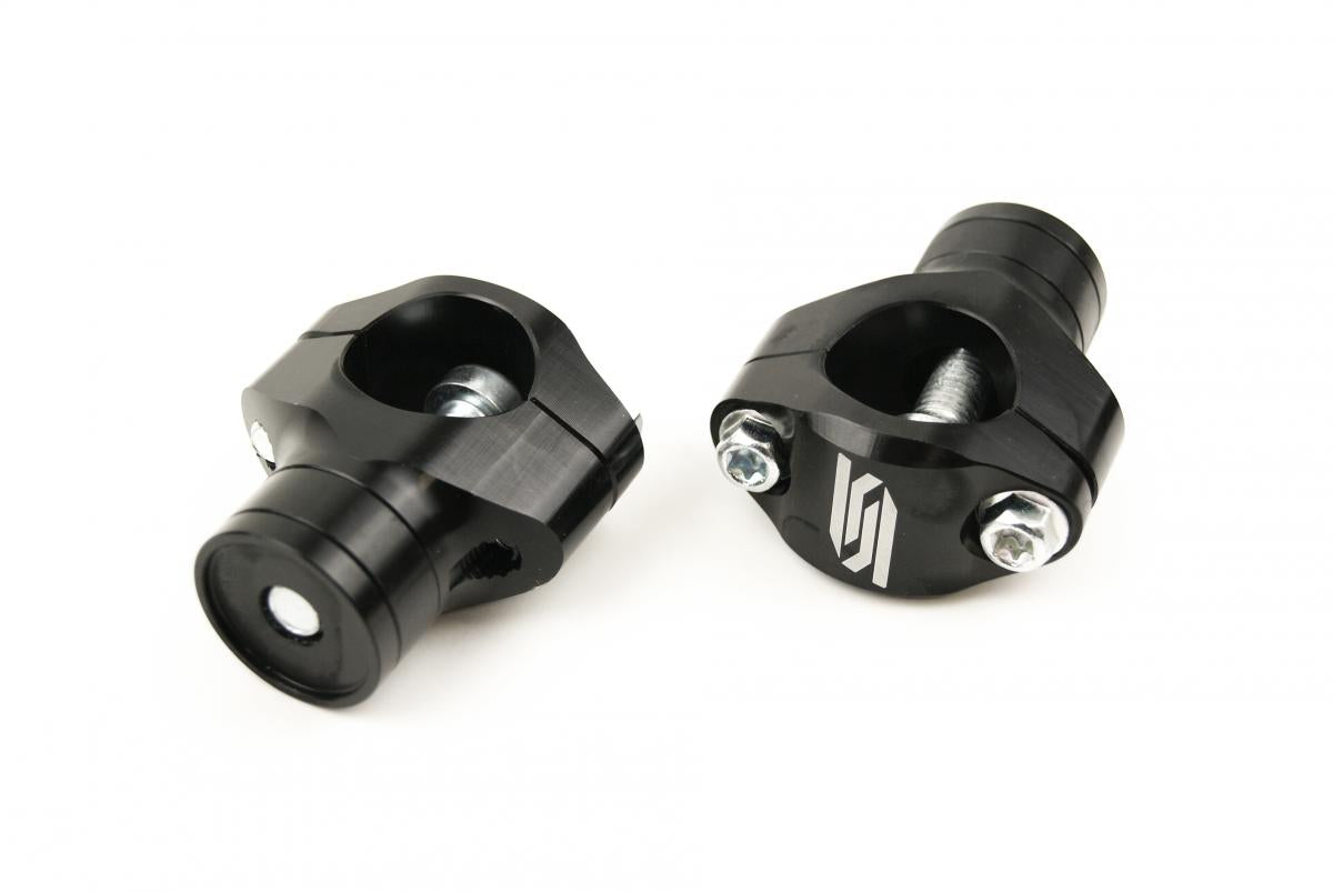 Scar Racing 28.6 Bar Mounts KTM Husq, Clamps Height 35/40/45/50mm, Scar Racing P66 Black