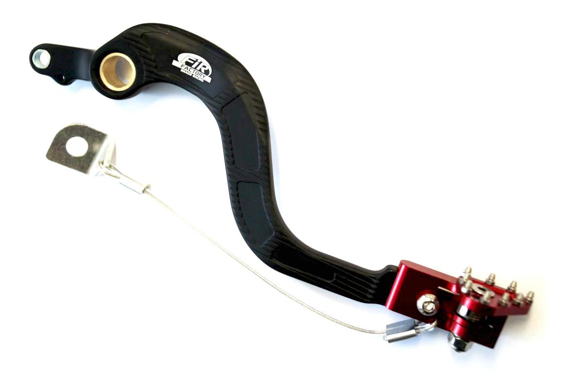 FIR Brake Pedal CR 125 R Honda Bk/rd, Fir Asb-127f, Fir Brand