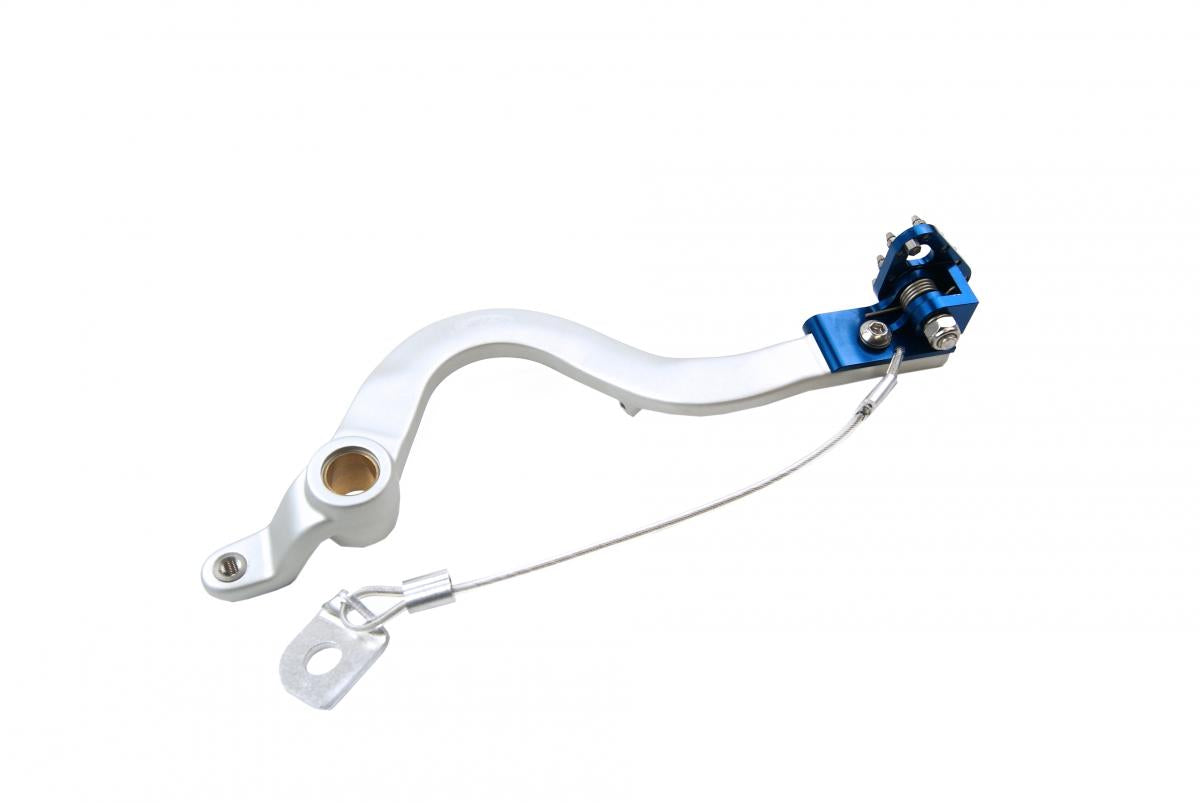 FIR Brake Pedal Husq 99-13 Sl/bl, Fir Asb-147f Silver/blue Tip, Fir Brand