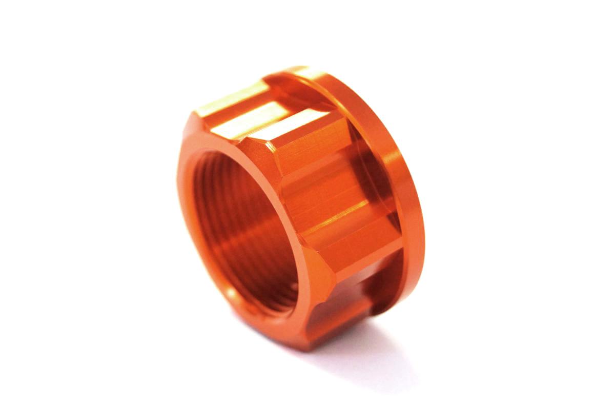 FIR KTM Husq Rear Spindle Nut, Fir Asaxn-03, Alloy Orange, 61010086000