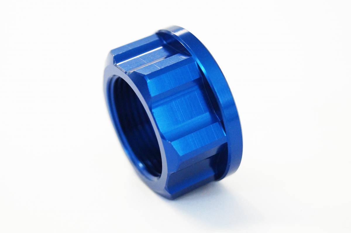 FIR KTM Husq Rear Spindle Nut, Fir Asaxn-03, Alloy Blue, 61010086000