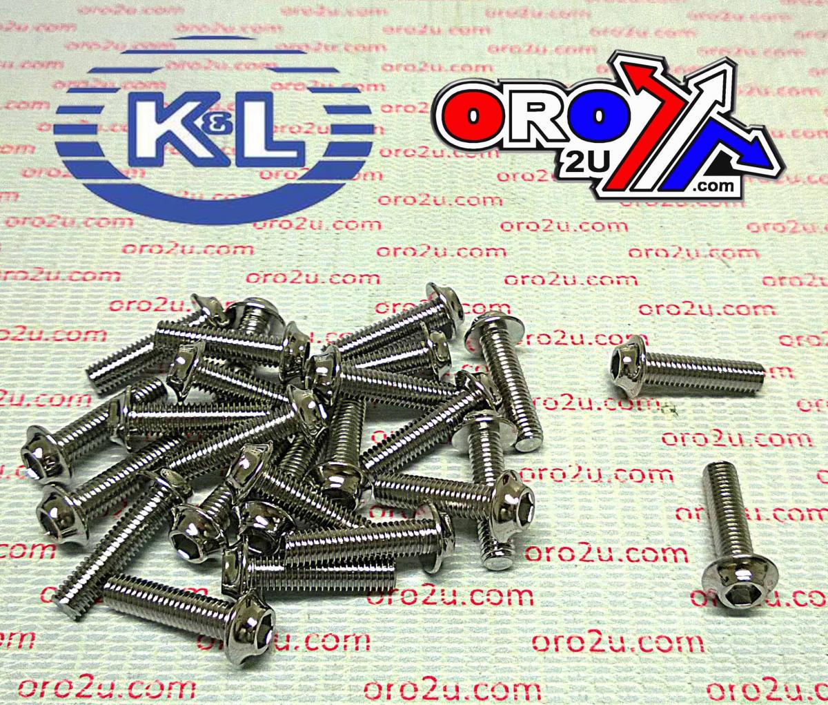 K&L Supply Tapered Head Allen Bolt 5x20, 33-8287, Road Tools