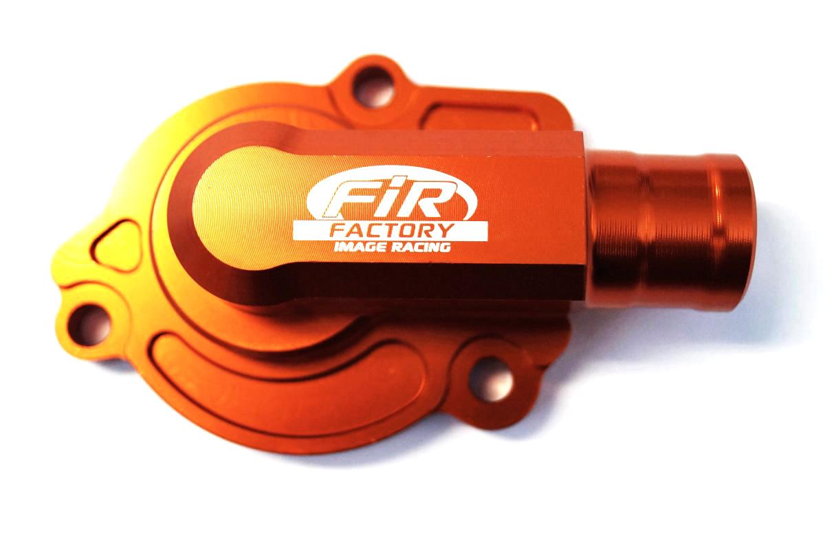 FIR Water Pump Cover 16-18 SX125 KTM, Fir Aswpc-03, Billet Alloy Orange, 50435052000 Oem Fitment