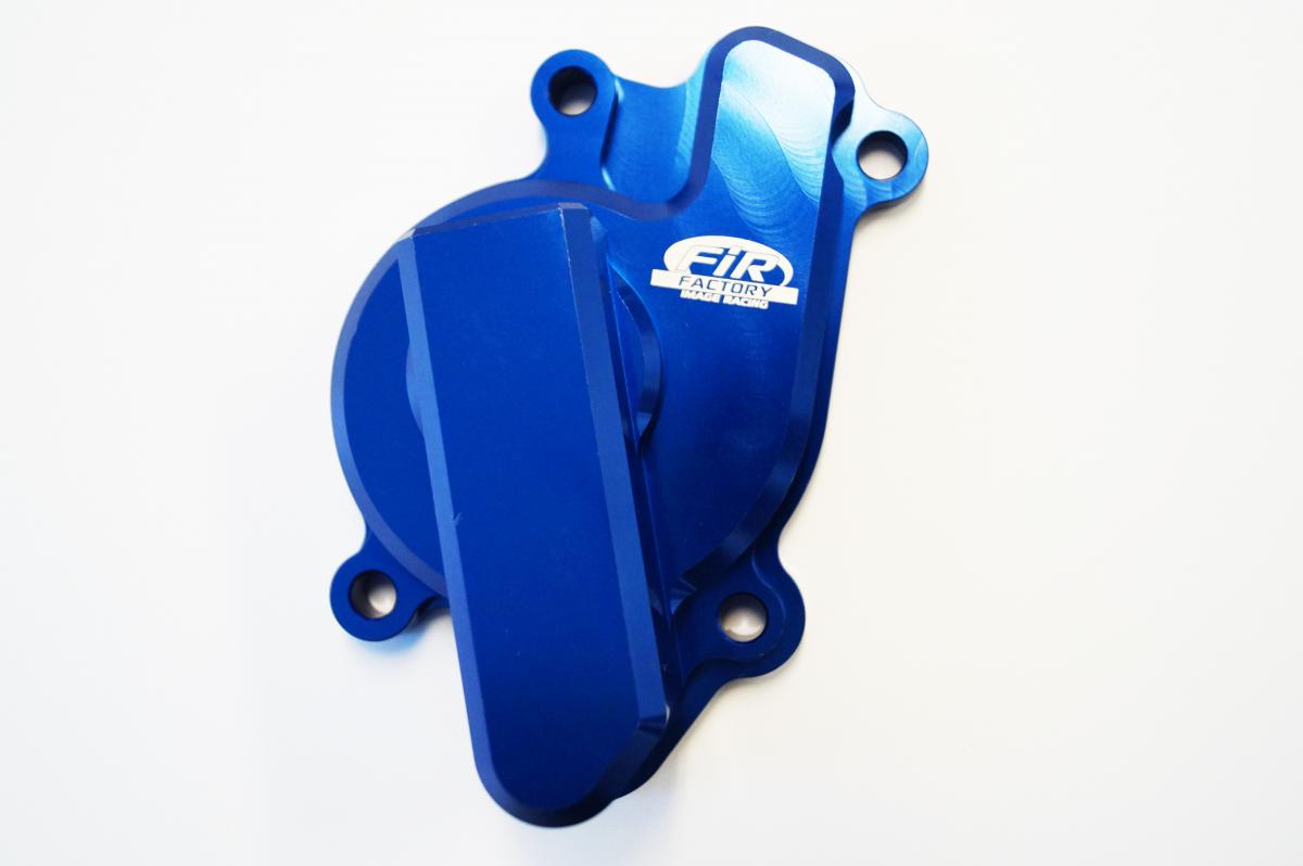 FIR Water Pump Cover 14-19 Sherco, Fir Aswpc-17, Billet Alloy Blue, Standard Water Pump Cover