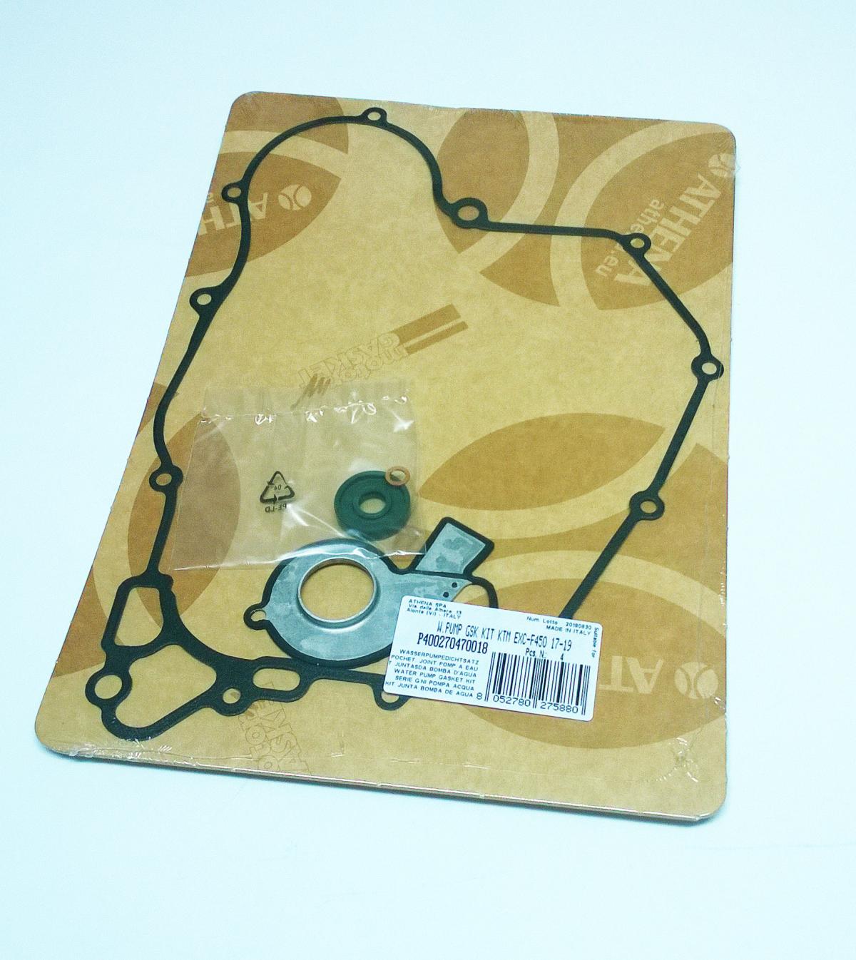 Athena Water Pump Gasket Kit EXC-f/FE 450/500/510 17-19, Athena P400270470018 KTM/husky