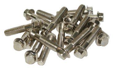 CC Products M8 X 45mm Flange Bolt, Pack of 20, 10mm Hex