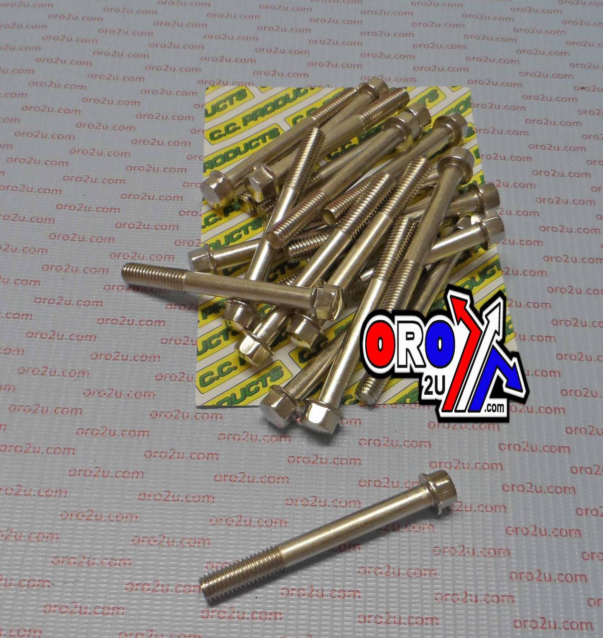 CC Products M8 X 70mm Flange Bolt, Pack of 20, 10mm Hex