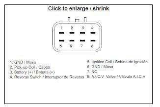 DZE Electrics Cdi Box with Electronic Advance YFM300, 1sc-h5540-01-00 / 1sc-h5540-00-00, Dze 01612-04 Est 1612
