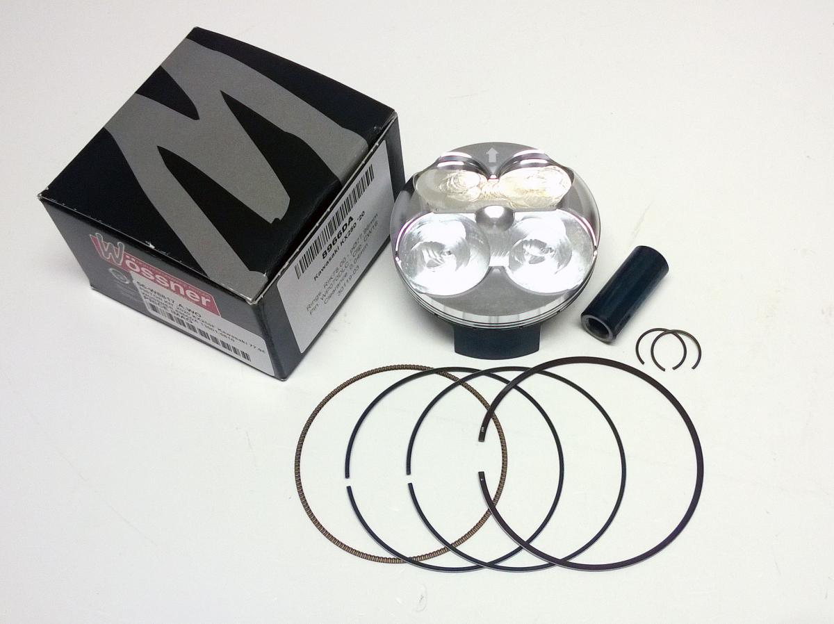 Wossner Piston Kit 2020 KX250F Kawasaki 77.96mm, Wossner 8966da 13001-0810