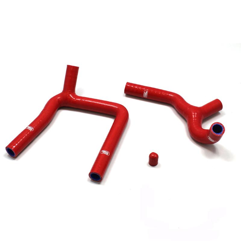 Samco Sport Coolant Hose 3 Piece Kit Red 15-25 Beta 250 300 Xtrainer Thermostat Bypass Samco Bet-11-rd