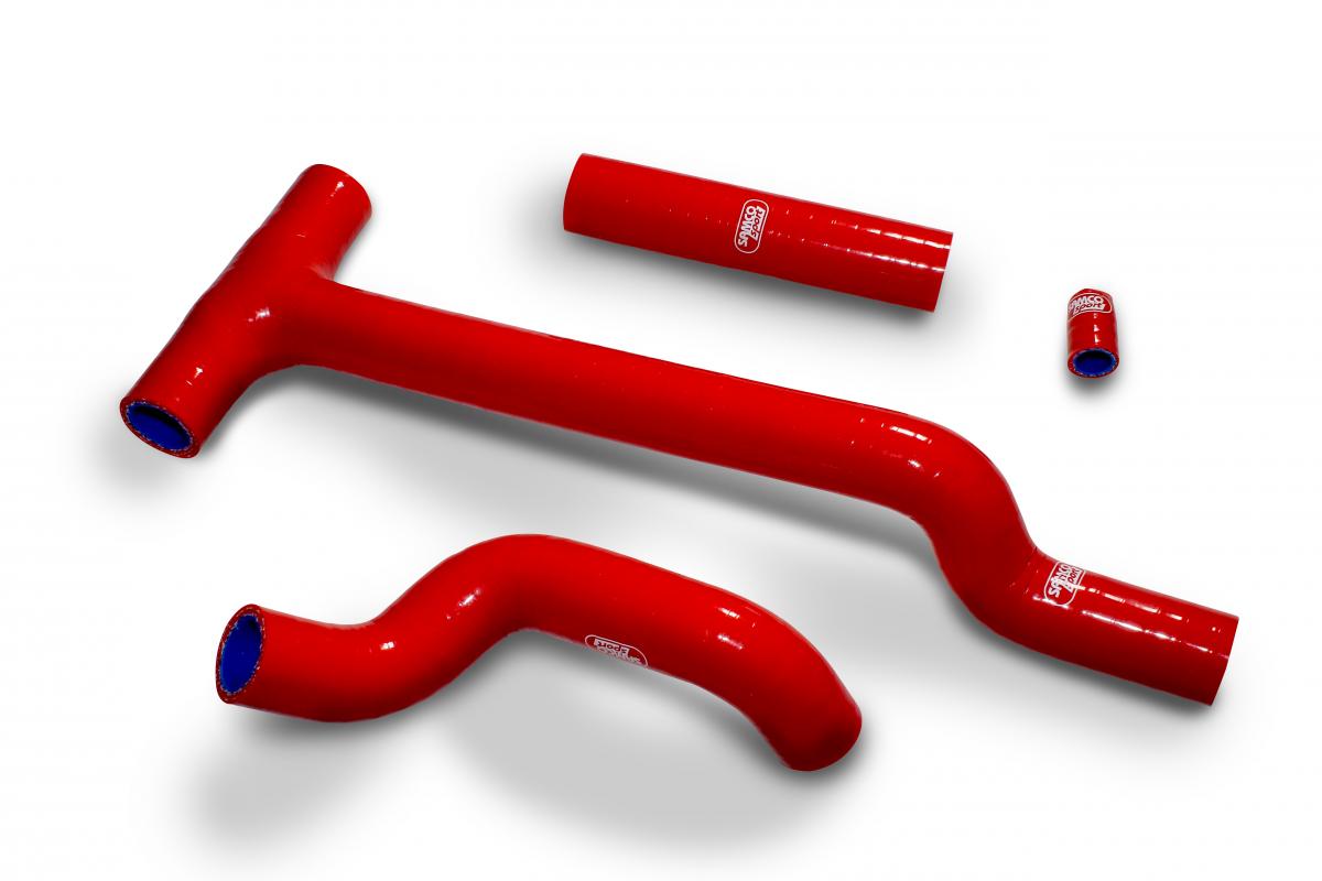 Samco Sport Coolant Hose 4 Piece Kit Red 20-25 Beta 200 Rr 2t Thermostat Bypass Samco Sport Bet-14-rd