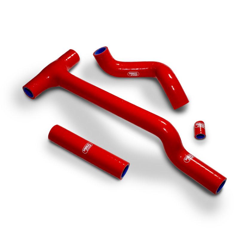 Samco Sport Coolant Hose 4 Piece Kit Red 20-25 Beta 125 Rr 2t Thermostat Bypass Samco Sport Bet-16-rd
