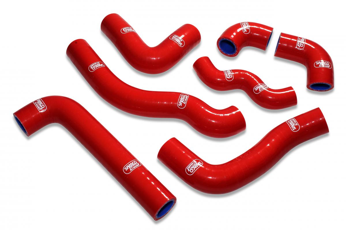 Samco Sport Coolant Hose 7 Piece Kit Red 11-19 Beta 350 390 430 450 480 520 Oem Design Samco Bet-7-rd