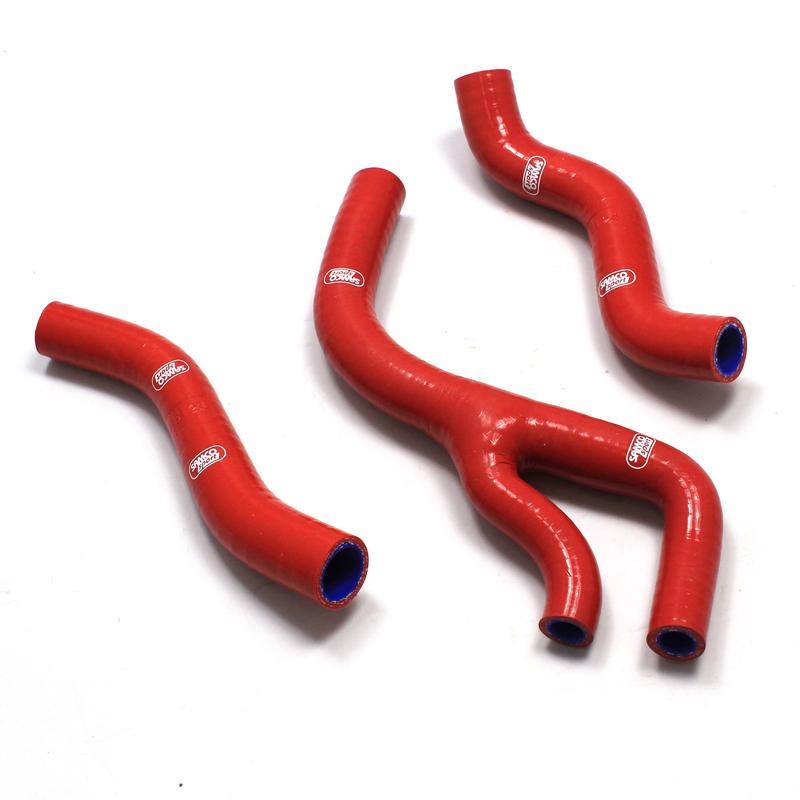 Samco Sport Coolant Hose 3 Piece Kit Red 98-99 Honda 125 CR 125 R Samco Sport Hon-102-rd