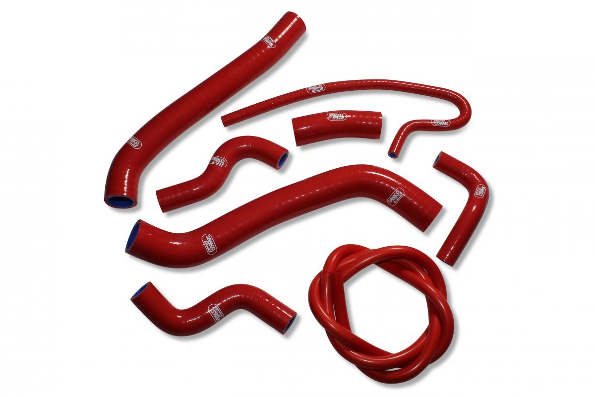 Samco Sport Coolant Hose 7 Piece Kit Red 19-23 CRF450L 21-26 CRF450RL Honda, Samco Sport Hon-120-rd