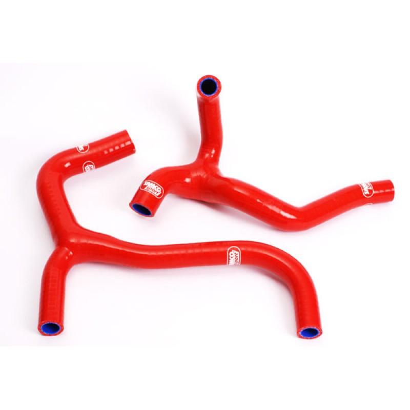 Samco Sport Coolant Hose 2 Piece Kit Red 03-04 Honda 450 CRF R Samco Sport Hon-21-rd