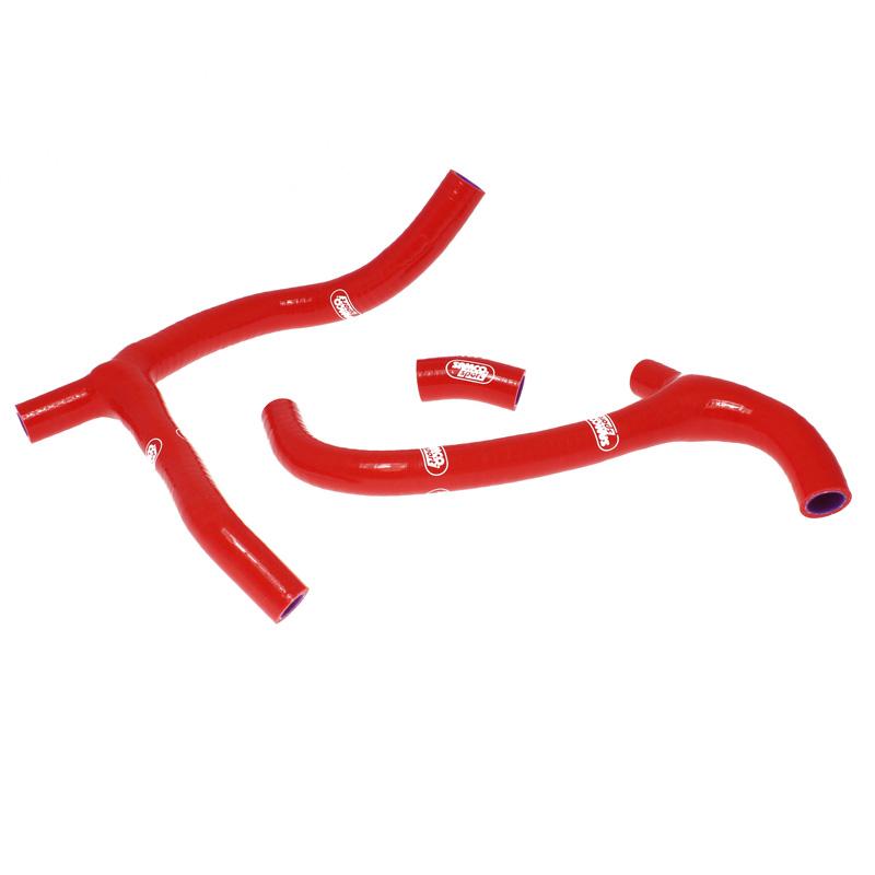 Samco Sport Coolant Hose 3 Piece Kit Red 09-12 Honda 450 CRF R 'y' Race Design Samco Sport Hon-50-rd