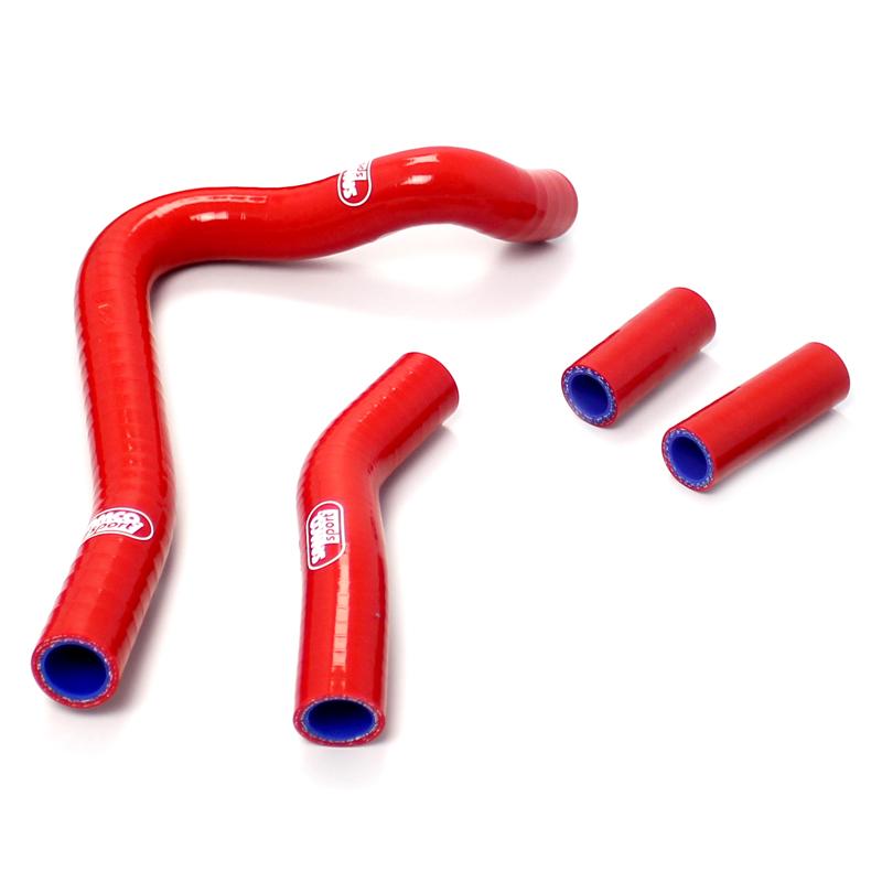 Samco Sport Coolant Hose 4 Piece Kit Red 92-96 Honda 250 CR R Samco Sport Hon-57-rd