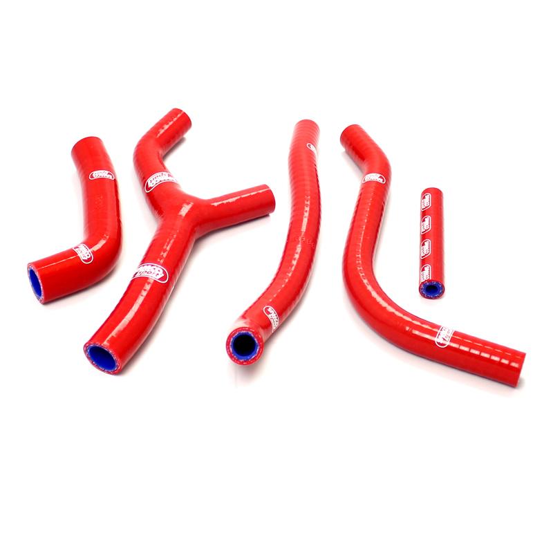 Samco Sport Coolant Hose 5 Piece Kit Red 82-83 Honda 125 CR Samco Sport Hon-60-rd