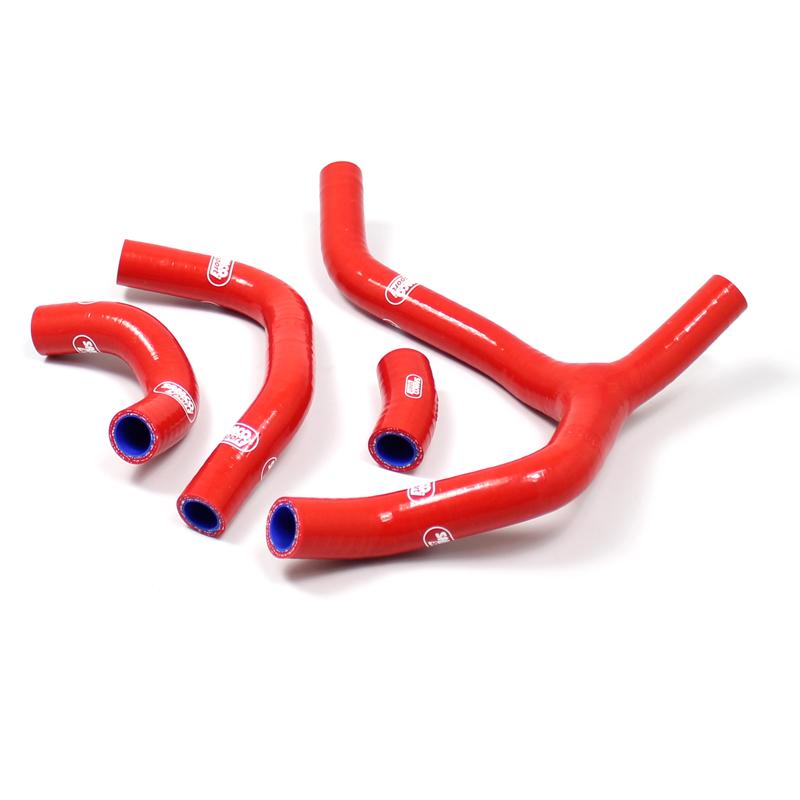 Samco Sport Coolant Hose 4 Piece Kit Red 13-14 Honda 450 CRF R 'y' Race Design Samco Sport Hon-83-rd
